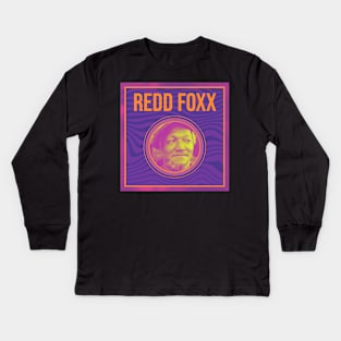 Retro Redd Foxx Kids Long Sleeve T-Shirt